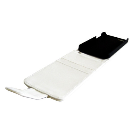 Verticle Leather Hard Case with Card Slot for iPhone 5 (Black and White only)