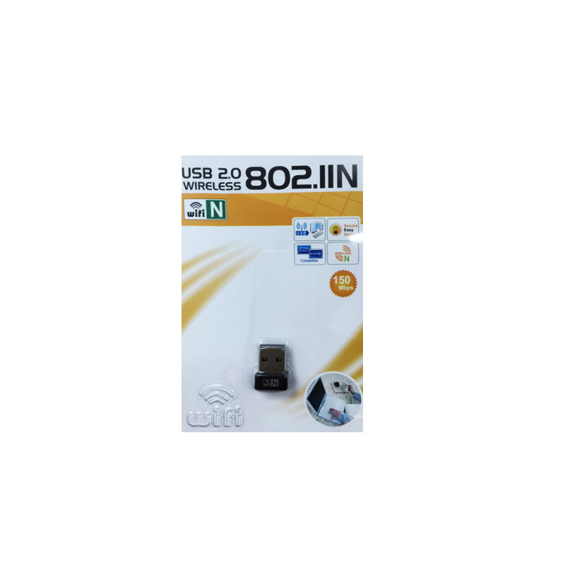 Winstars USB 2.0 Wireless 802.IIN Adapter (WS-WN687S1)
