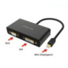 UGREEN 3-in-1 Mini DisplayPort to HDMI&VGA&DVI converter - black (10440)