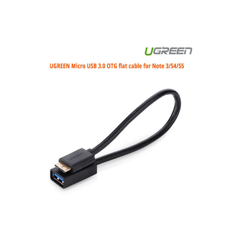 UGREEN Micro USB 3.0 OTG flat cable for Note 3/S4/S5 (10801)