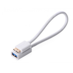 UGREEN Micro USB 3.0 OTG Cable For Samsung Note 3/S4/S5 - White (10817)