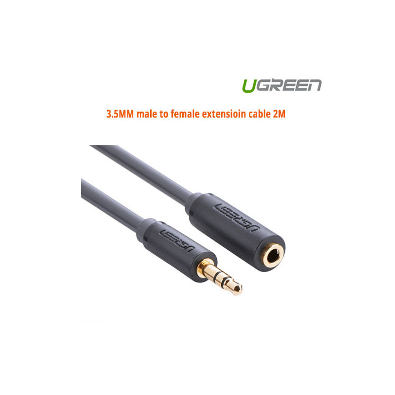 UGREEN 3.5MM male to female extensioin cable 2M (10784)