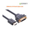UGREEN 20136 HDMI male to DVI female adapter cable (15cm)