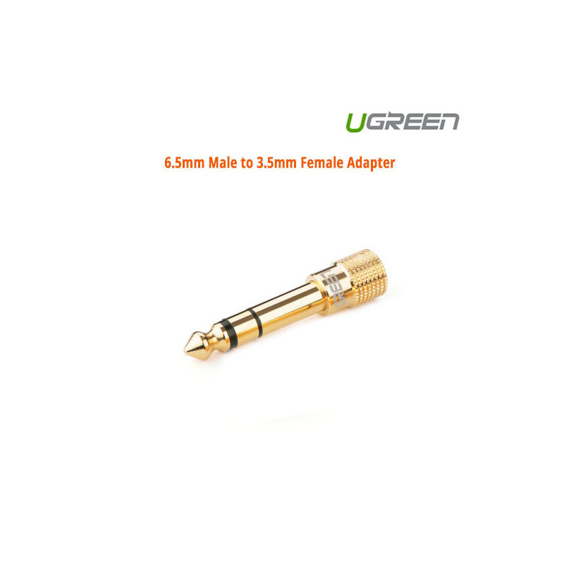 UGREEN 6.5mm Male to 3.5mm Female Adapter (20503)