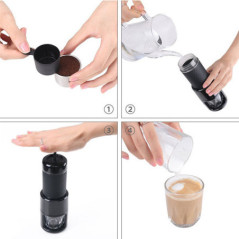 STARESSO Coffee Maker Red Dot Award Winner Portable Espresso Cappuccino Quick Cold Brew Manual Coffee Maker Machines All in One 