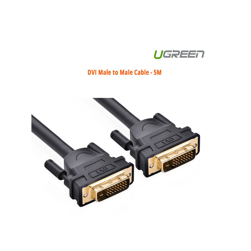 UGREEN DVI Male to Male Cable 5M (11608)