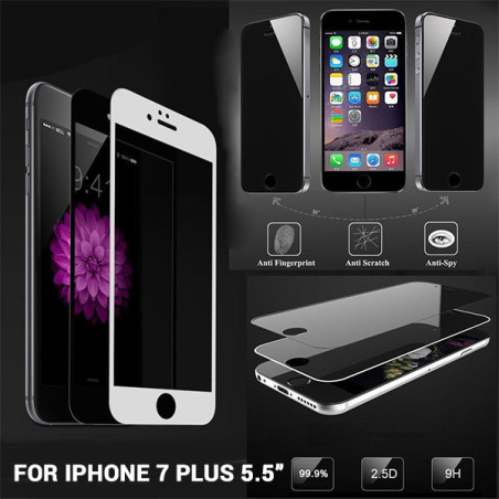 IPHONE 7 PLUS TEMPER GLASS SCREEN PROTECTOR 5.5"
