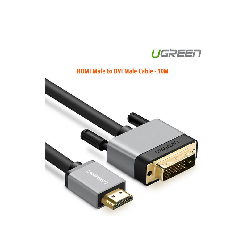 UGREEN HDMI Male to DVI Male Cable 10M (20891)