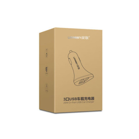 Ugreen 29W 3 Port USB Car Charger White ACBUGN40285