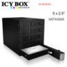 ICY BOX IB-565SSK Backplane for 5x 3.5" SATA or SAS HDD in 3x 5.25"