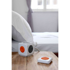 Allocacoc Powercube Extended Remote 4-Outlets + Remote control button