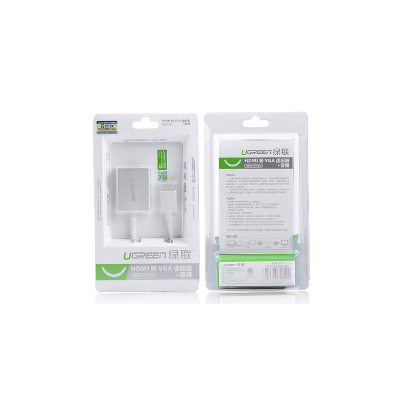 UGREEN HDMI to VGA & 3.5MM Audio / Mirco USB converter (40212)