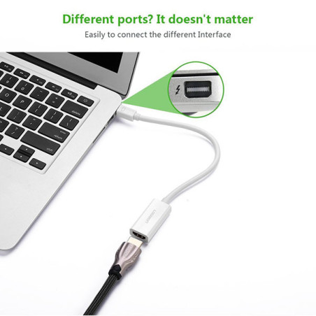 UGREEN Mini DP to HDMI Female converter cable 18CM (10460)