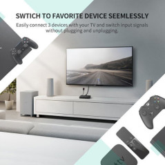 UGREEN 1 x 3 HDMI Switch - Black (40234)