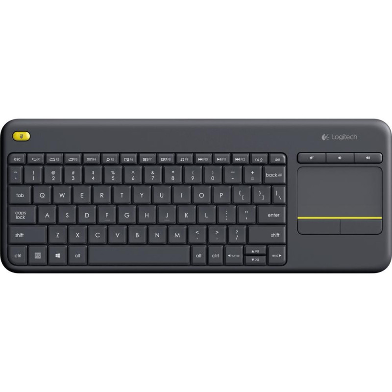 Logitech K400 PLUS Touch Wireless keyboard - Black (920-007165)