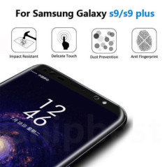 SAMSUNG S9+ FULL COVER 3D TEMPERED GLASS SCREEN PROTECTOR