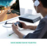 UGREEN 3.5mm Male to Dual 3.5mm FemaleHeadset Splitter White (10789)