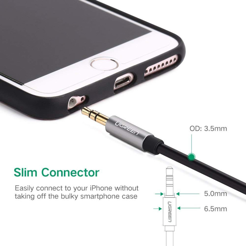 UGREEN 3.5mm male to 3.5mm male cable 5M (10737)