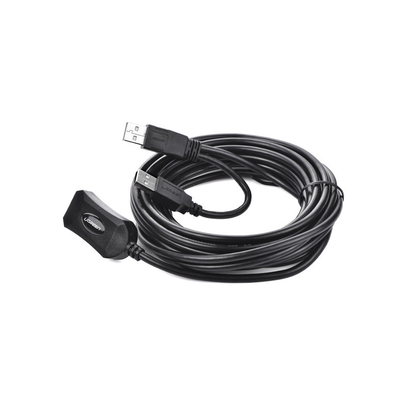 UGREEN USB 2.0 Active Extension Cable with USB Power 5M (20213)