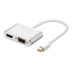UGREEN Mini DP to HDMI/VGA converter Silver (20421)