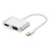 UGREEN Mini DP to HDMI/VGA converter Silver (20421)