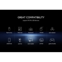 UGREEN USB 3.0 4 Ports Hub Black (20290)