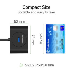 UGREEN USB 3.0 4 Ports Hub Black (20290)