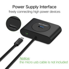 UGREEN USB 3.0 4 Ports Hub Black (20290)