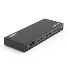 Wavlink USB-C Ultra 5K Laptop Docking Station with 6x USB3.0, 4K Dual Video Outputs, Gigabit Ethernet, Audio WL-UG69DK1
