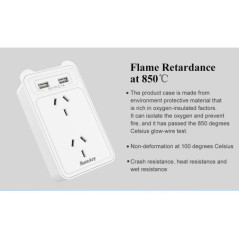 HUNTKEY SAC207 SMART WALL CHARGER with 2 AC and 2 USB combined 2.4A (TWIN PACK)