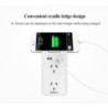 HUNTKEY SAC207 SMART WALL CHARGER with 2 AC and 2 USB combined 2.4A (TWIN PACK)