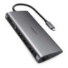 UGREEN Type C 8 in 1 Multifultion adaptor VGA/RJ45/USB3.0 x 3/SD/TF/TypeC PD Protocal (50539)