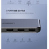 UGREEN 50775 Dual Type-C 5 in 1 Adapter (3xUSB3.0, USB-C Female, PD Converter)