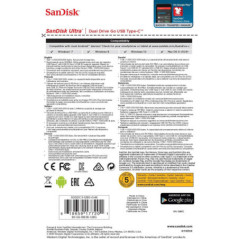 SanDisk 128GB Ultra Dual Go  USB 3.1 Type-C Flash Drive -SDDDC3-128G