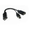 High Qualtiy HDMI (Source , input ) to DP (Display port, output, monitor etc ..) converter Cable with USB power Support 4K X 2K 