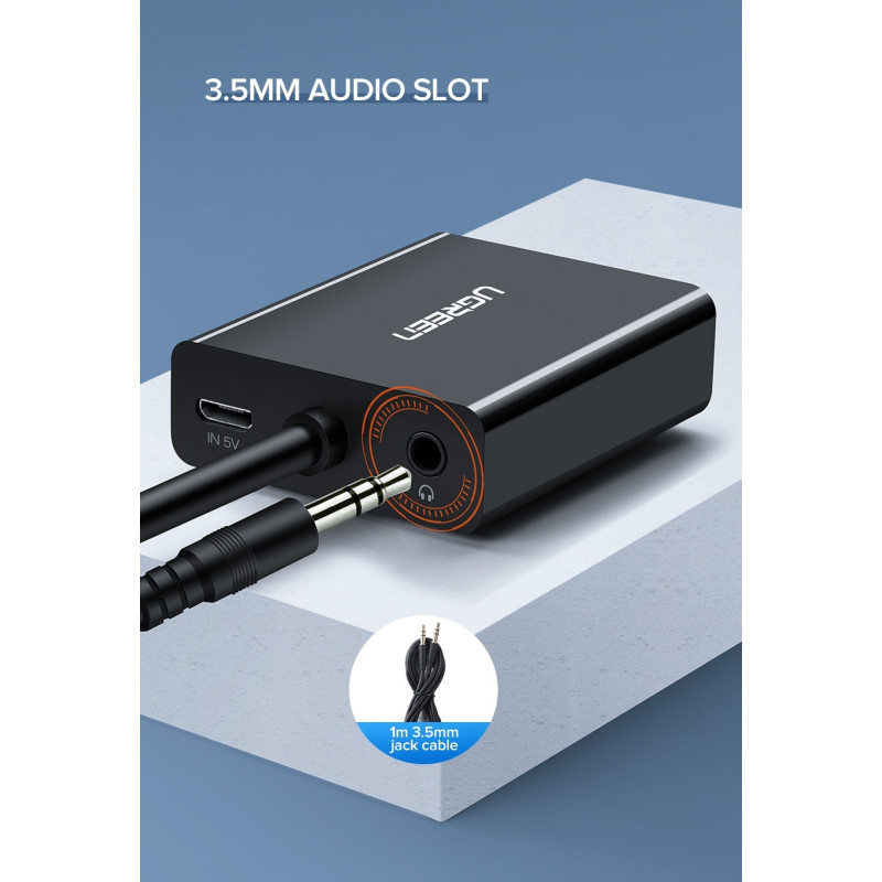 UGREEN VGA to HDMI Converter BLACK 60814