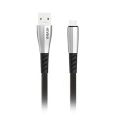 KIVEE CB103 iPhone 8-pin Charging Cable 1M Black/Silver