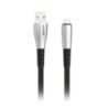 KIVEE CB103 iPhone 8-pin Charging Cable 1M Black/Silver