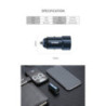 KIVEE UT202 car charger with Dual USB - 2.4 A Dark Blue