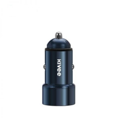 KIVEE UT202 car charger with Dual USB - 2.4 A Dark Blue