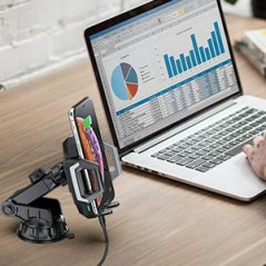 Choetech T521-S Fast Qi Wireless Car Charging Dock