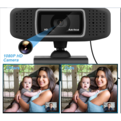 A15 : 1080P FULL HD USB WEBCAM WITH BUILD IN NOISE ISOLATING MIC. 