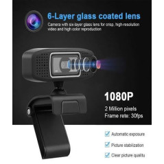 A15 : 1080P FULL HD USB WEBCAM WITH BUILD IN NOISE ISOLATING MIC. 