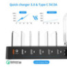 Choetech Q3008 6-Port USB Desktop Charger Station