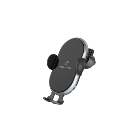 C366: Automatic Clamping Wireless Car Charger,with backlight