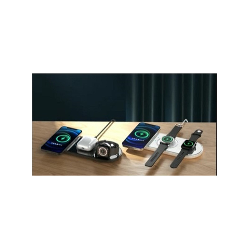 TEQ 5-in-1 Fast Wireless Charger (White)