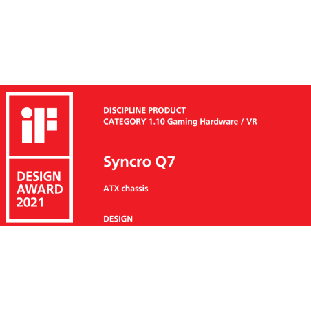Seasonic Syncro Q704 Aluminum Case with Syncro DGC-650 650W 80 Plus Gold PSU & Connect Module RED DOT AWARD WINNER 2021