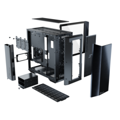 Seasonic Syncro Q704 Aluminum Case with Syncro DGC-650 650W 80 Plus Gold PSU & Connect Module RED DOT AWARD WINNER 2021