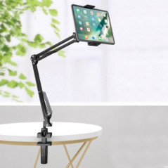 Simplecom CL516 Foldable Long Arm Stand Holder for Phone and Tablet (4in-11in)