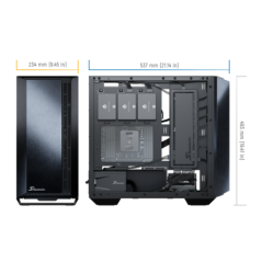 Seasonic Syncro Q704 Aluminum Case with Syncro DGC-750 750W 80 Plus Gold PSU & Connect Module RED DOT AWARD WINNER 2021